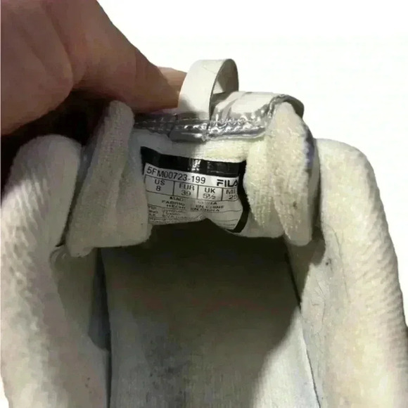 Fila Chunky Light Pink Iridescent Sneakers, Size 8‎ - Picture 8 of 8